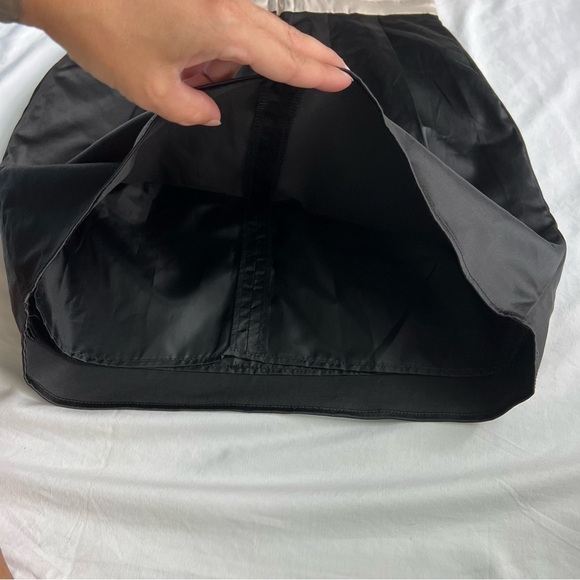 H&m satin color block convertible strapless party dress size 6 nude & black nwt - Picture 8 of 14